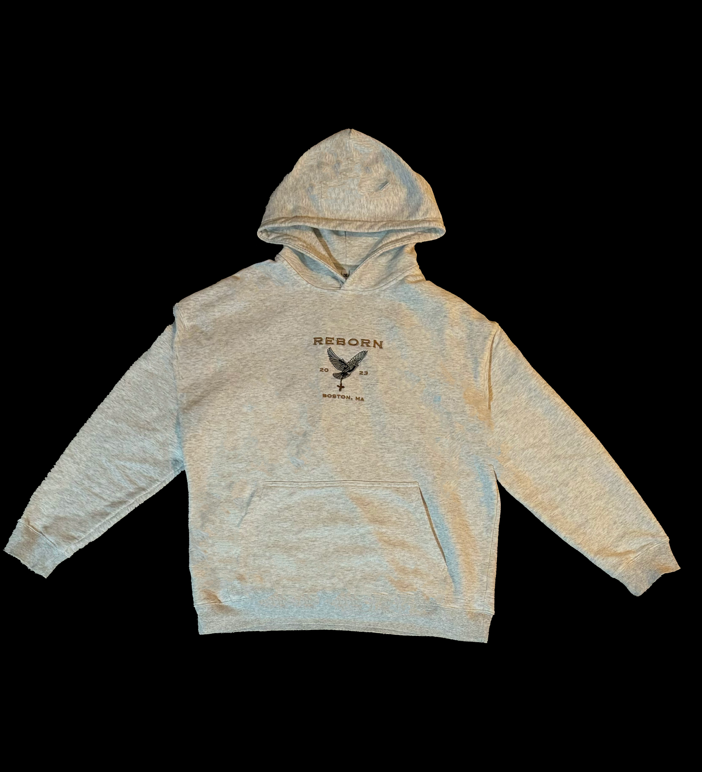 LIGHT GREY DOVE HOODIE